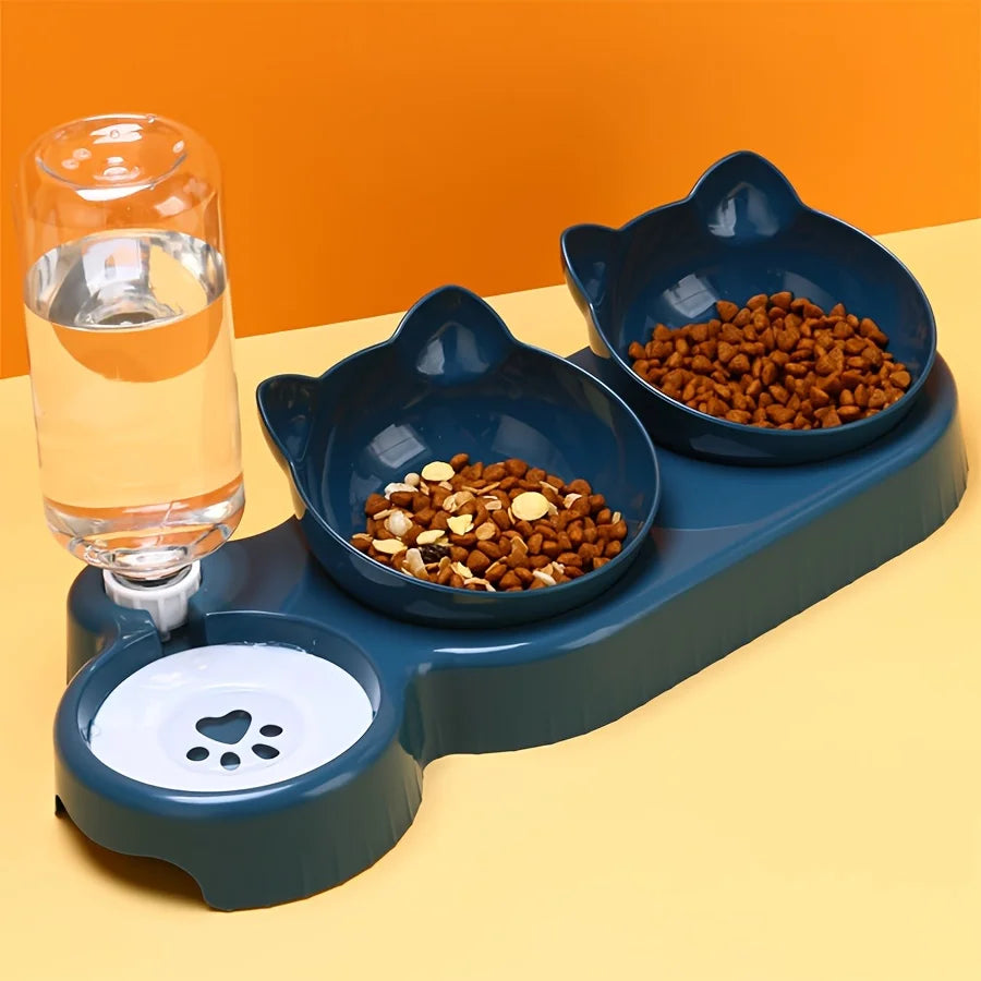 Set de Cuencos con Dispensador de Agua por Gravedad