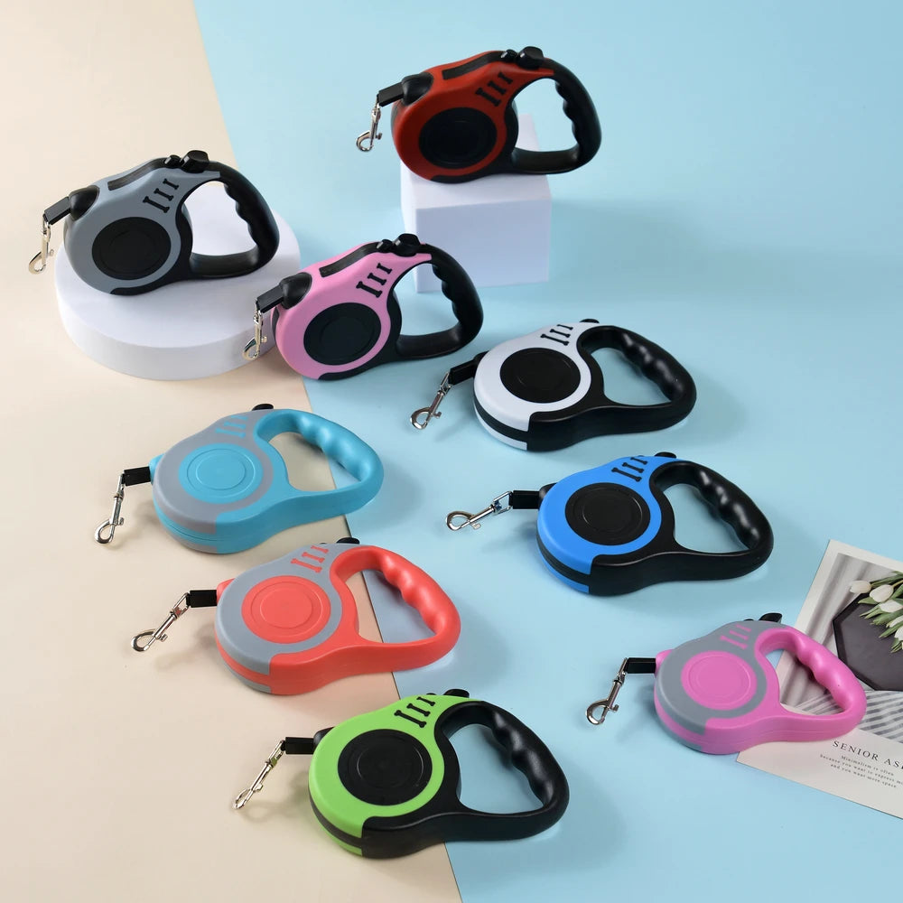 Correa Retráctil Automática para Perros y Gatos