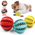 Pelota interactiva de goma para perros - dispensador premios