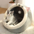 Cama redonda suave para perros y gatos - felpa premium